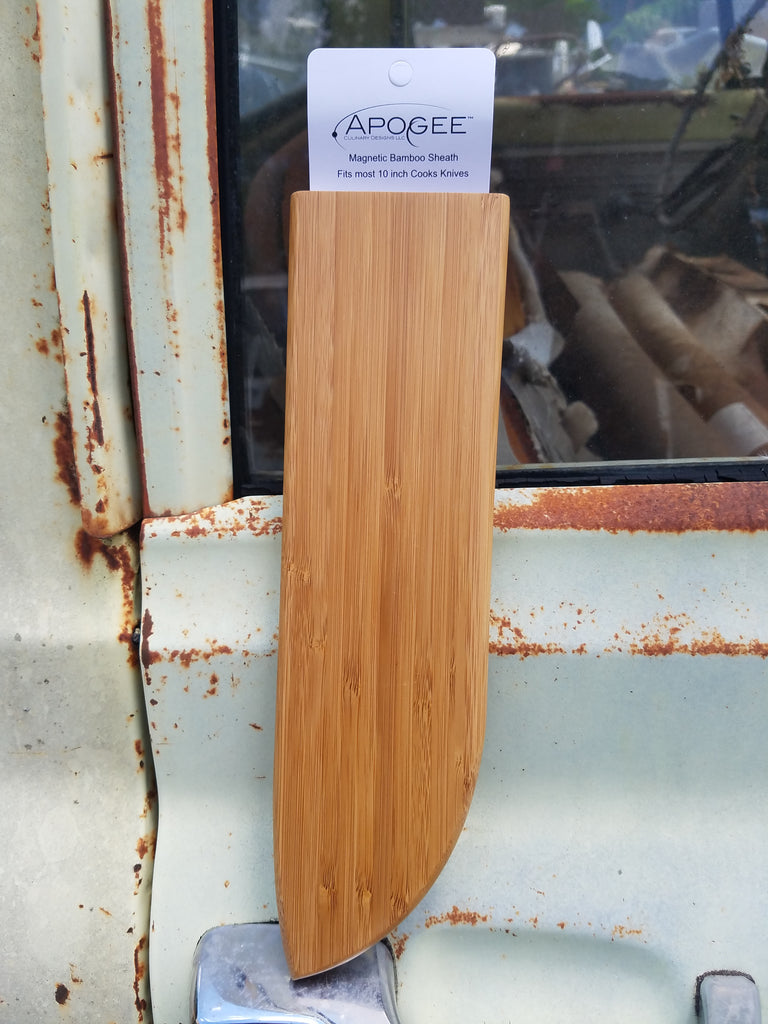 Magnetic Bamboo Saya for 10" Chefs Knife