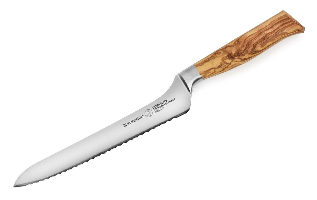 Messermeister OLIVA ELITE 8 INCH SCALLOPED OFFSET KNIFE