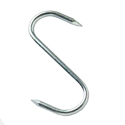 10" SS MEAT HOOK