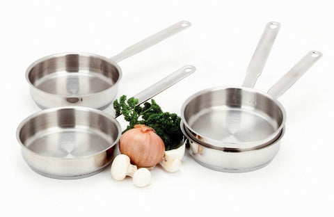 Demeyere Resto 4-pc Stainless Steel Mini Fry Pan Set