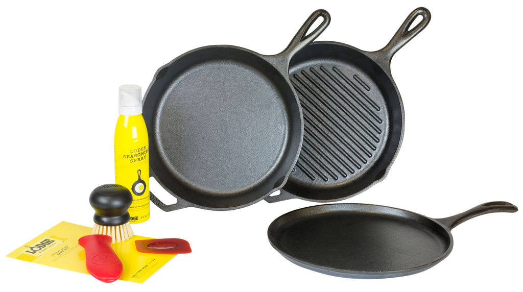 Lodge Cast Iron 7 Piece Gourmet Set (Free Shipping)