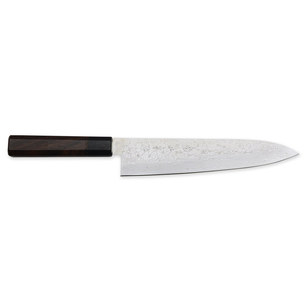 Kikuichi NWD Nickel Warikomi 45 layers Rose-wood Series 210mm Gyuto