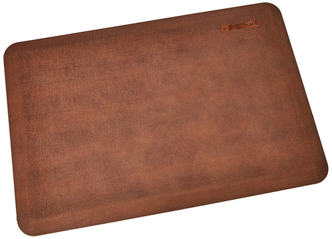 Wellness Mats Linen Anti-Fatigue Mat - Comfort & Support - Non-Slip, Non-Toxic - 3'x2'x 3/4" Antique Light