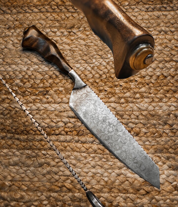 Gard Knives 8" K-Tip Gyuto Integral Chef's Knife (The Wasp)