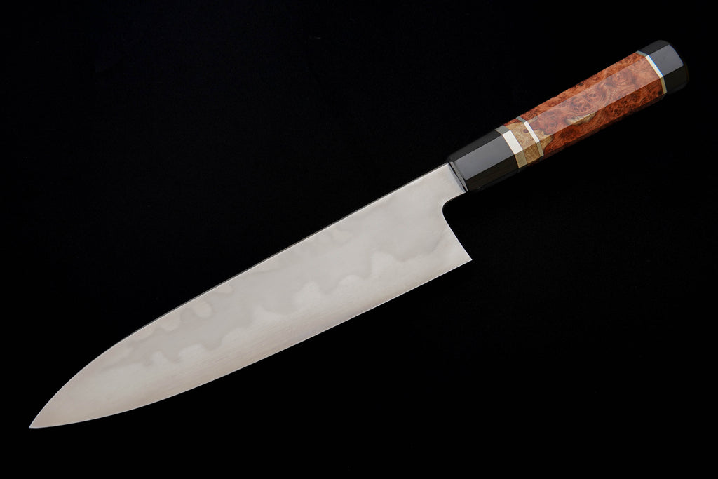 Shoichi Hashimoto Metal Flow White #1 Honyaki 240mm Gyuto