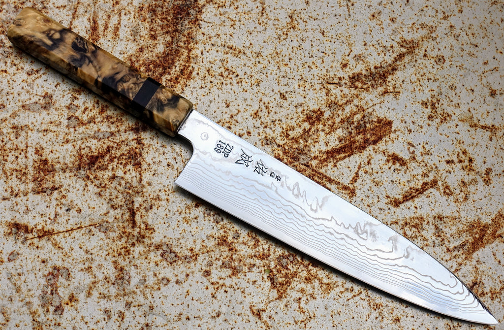 Sukenari ZDP-189 Damask Gyuto 235mm Custom