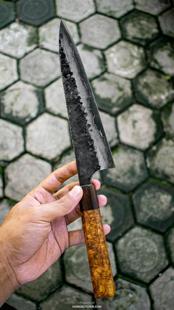 Kitchen Knives ID 210mm Sanmai Gyuto with Amboyna Handle
