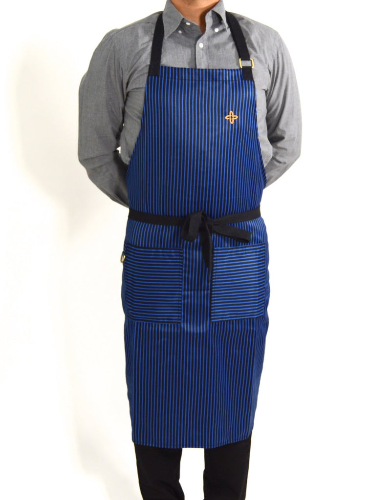 Boldric Stripes Apron - Blue
