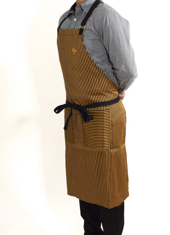 Boldric Stripes Apron - Yellow