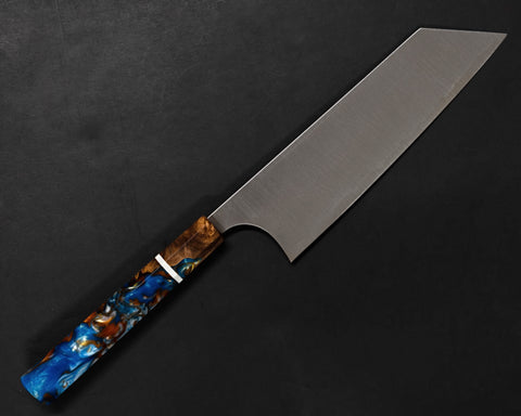 Shibata Kotetsu R2 180mm Bunka with Custom PiBrid Handle