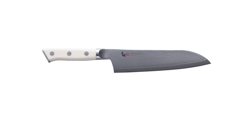 Mcusta Zanmai Classic Damascus Corian Handle Santoku 180mm