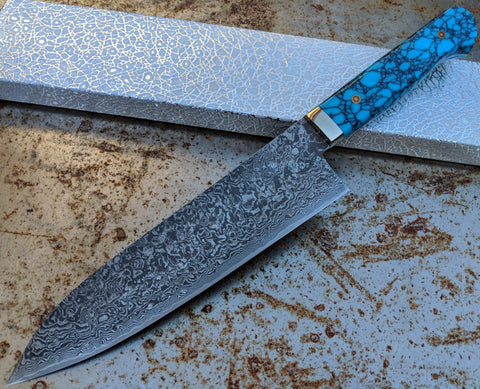 Mr. Itou 190mm Turquoise Gyuto
