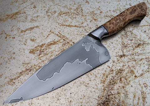 Attell Knives 205mm Integral Chefs Knife