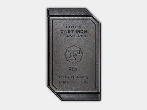 Finex Cast Iron Lean Grill Pan - 15"