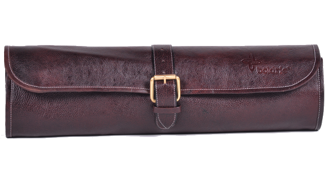 Boldric One Buckle Leather Knife Bag (Brown) (Free Shipping)