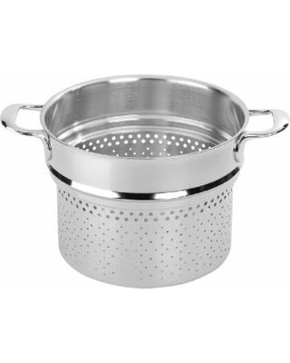 Demeyere Atlantis 8-qt Stainless Steel Pasta Insert (Fits 8.5-qt Stock Pot)