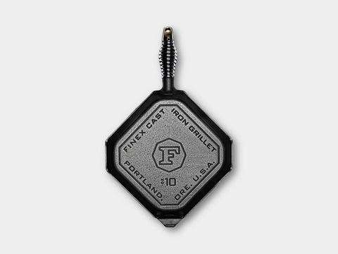 Finex Cast Iron Grill Pan - 10"