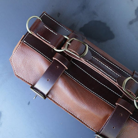Chef De Partie Leather Knife Roll