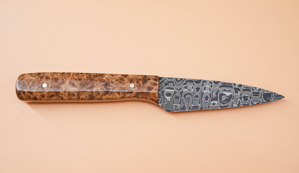 DELBERT EALY KNIVES T-Rex Pattern Paring Knife- 80mm