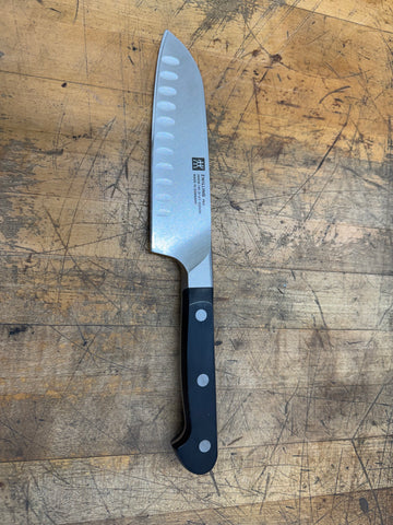 Zwilling PRO Santoku Knife 5.5'', Hollow Edge