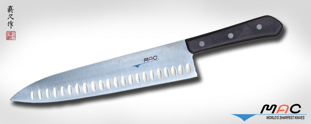 MAC TH-100 - CHEF SERIES 10 CHEF'S KNIFE WITH DIMPLES (Free Shipping)