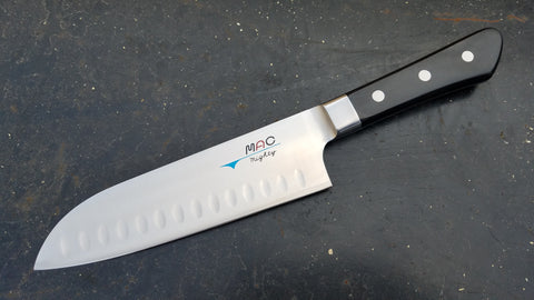 (Customer Return) MAC Professional Hollow Edge Santoku Knife 6.5"