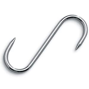 8" SS MEAT HOOK