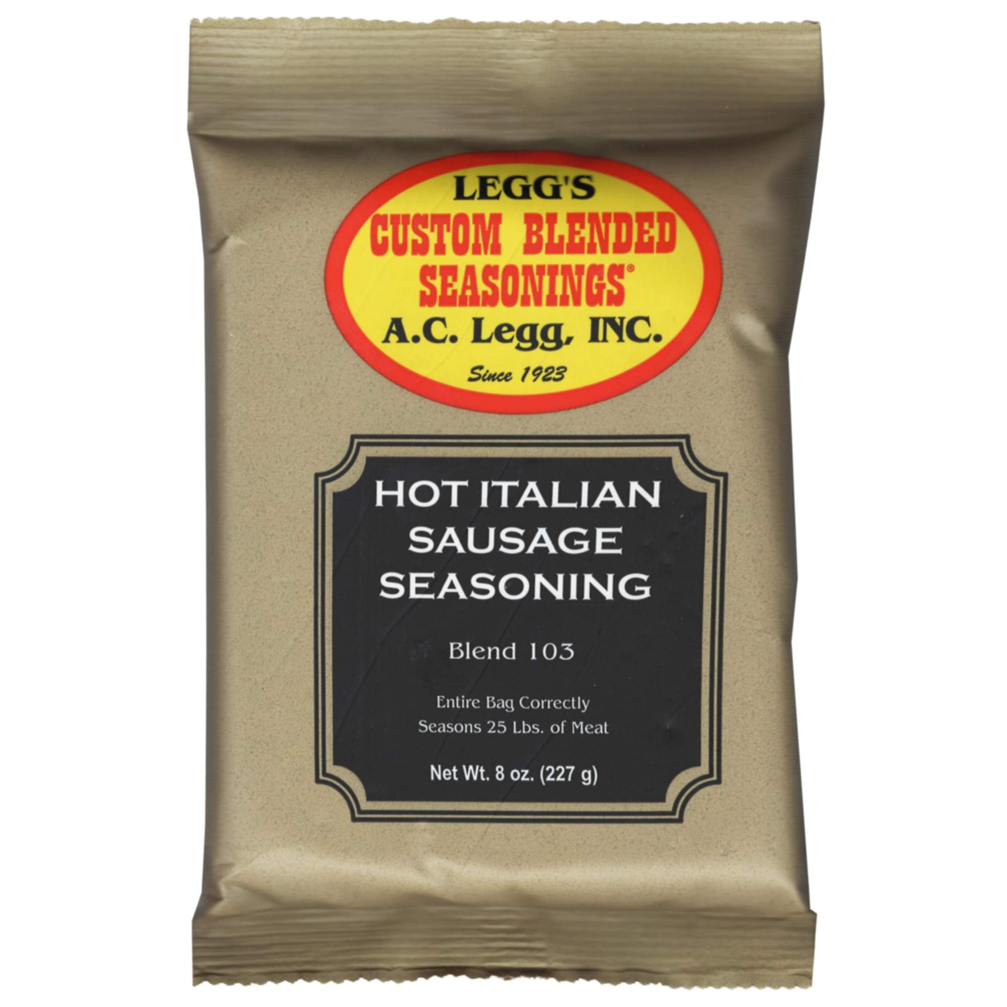 Legg's Hot Italian Sausage Seasoning – Rodriguez Butcher Supply