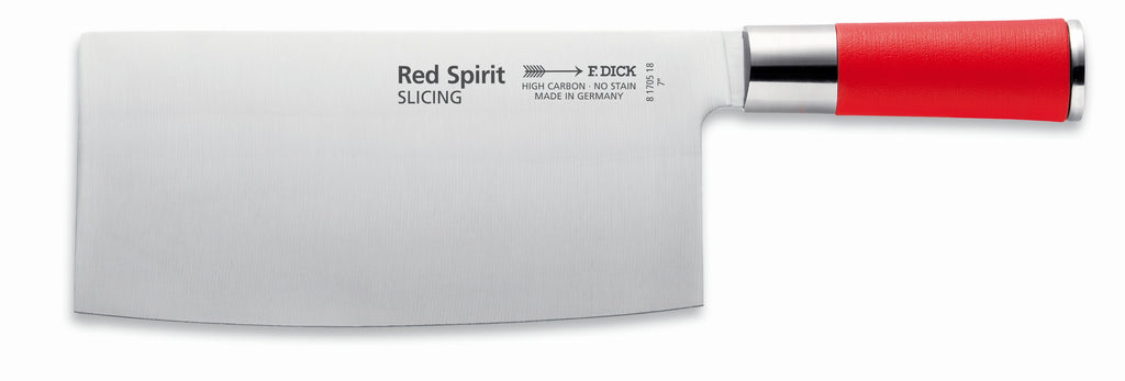 F. Dick RED SPIRIT CHIN. CHEF'S KNIFE (SLICING) 18 CM