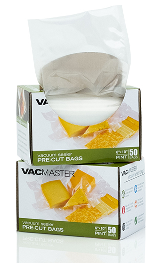 8 x 12 Full Mesh Vacuum Seal Quart Bags - 50 Pack