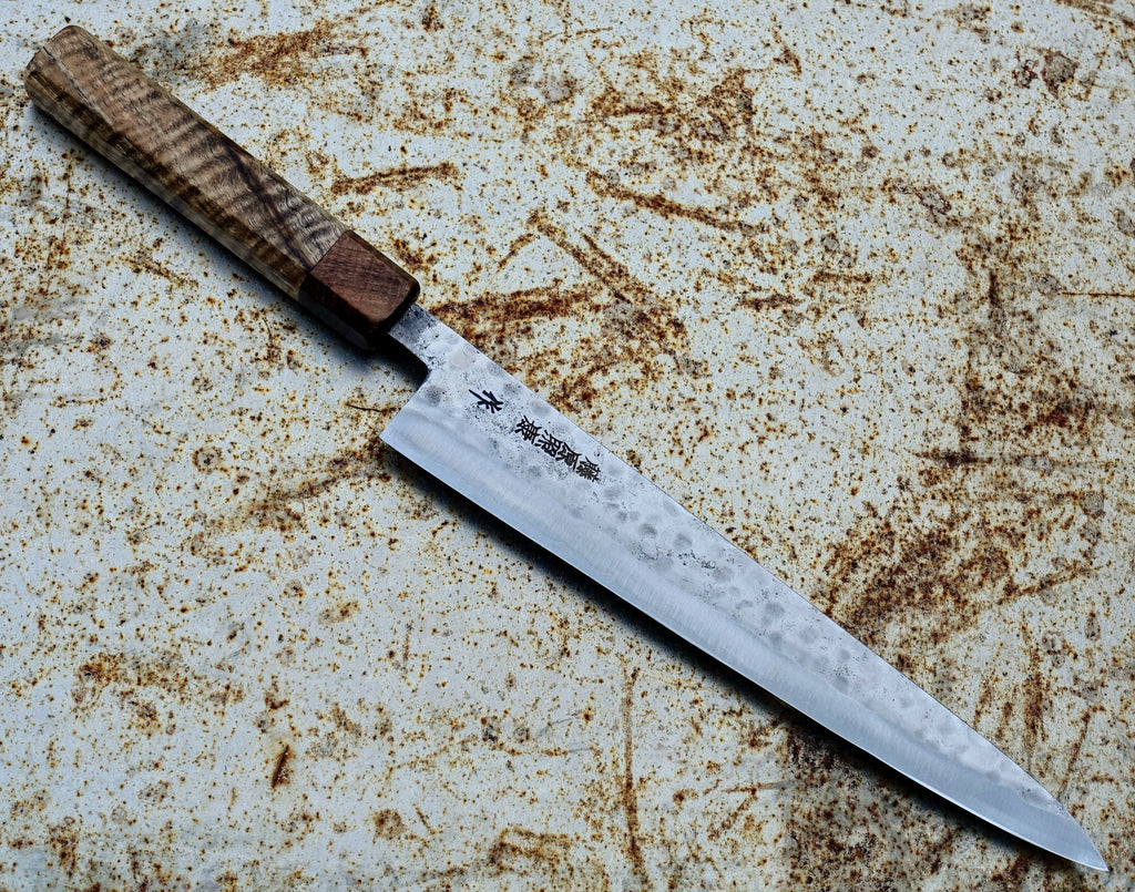 Fujiwara Teruyasu 240mm Sujihiki with Custom Handle