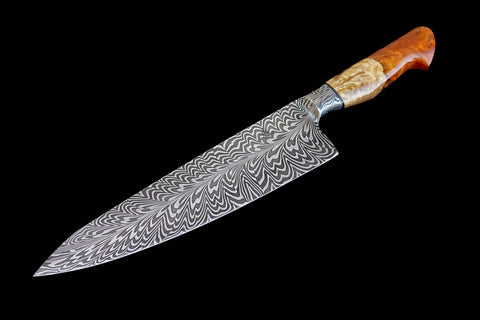 Wilburn Forge 260mm Integral Feather Chef's Knife