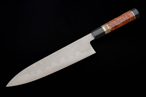 Shoichi Hashimoto Metal Flow White #1 Honyaki 240mm Gyuto