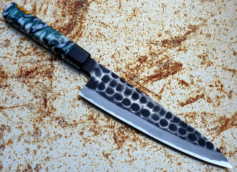 Hinoura Hammered 215mm Custom Gyuto