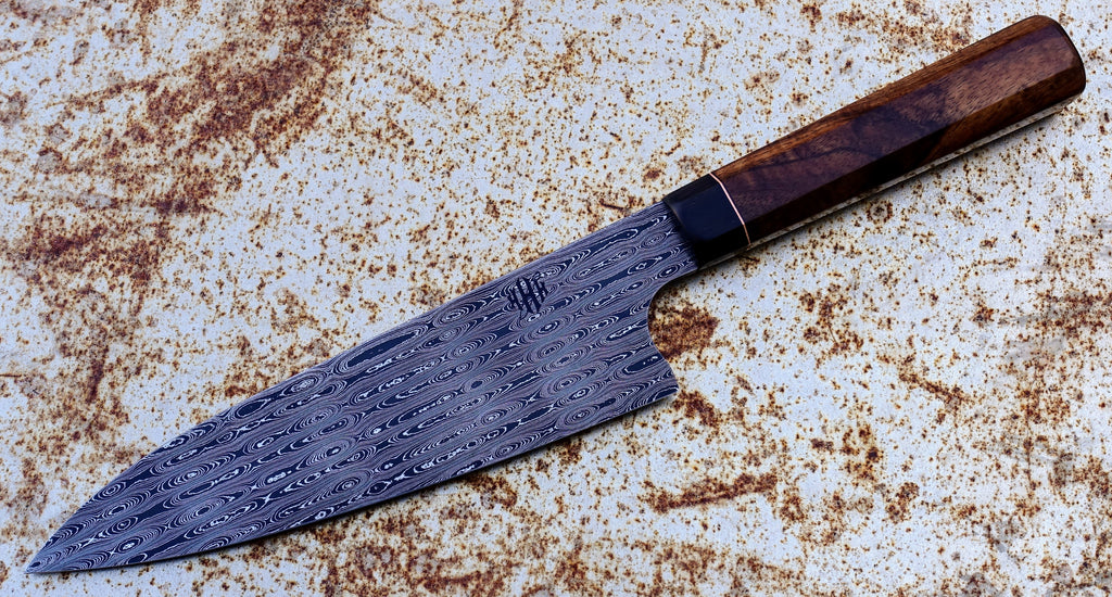 HHH Custom Knives 200mm Lateral Pattern Chef