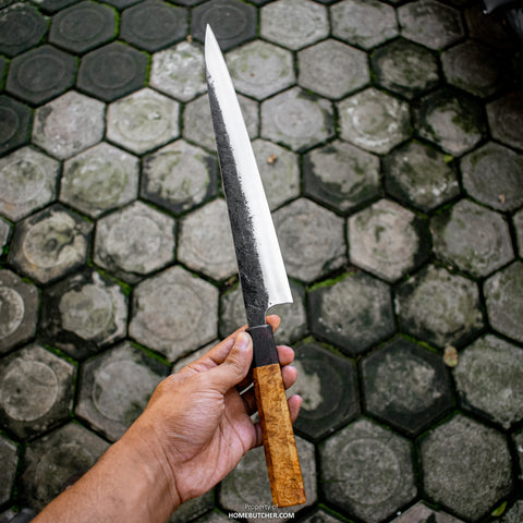 Kitchen Knives ID 270mm Sujihiki with Amboyna Handle