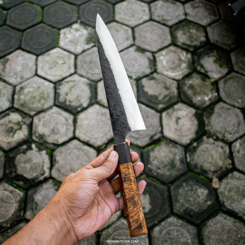 Kitchen Knives ID 210mm Gyuto with Amboyna Handle
