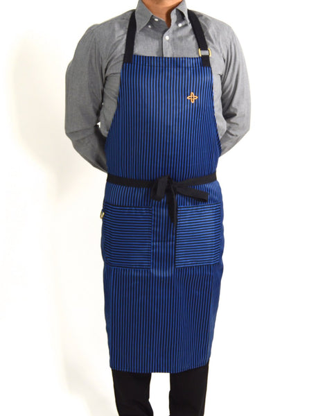 Boldric Stripes Apron - Blue