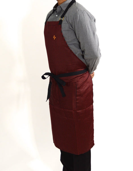 Boldric Stripes Apron - Red