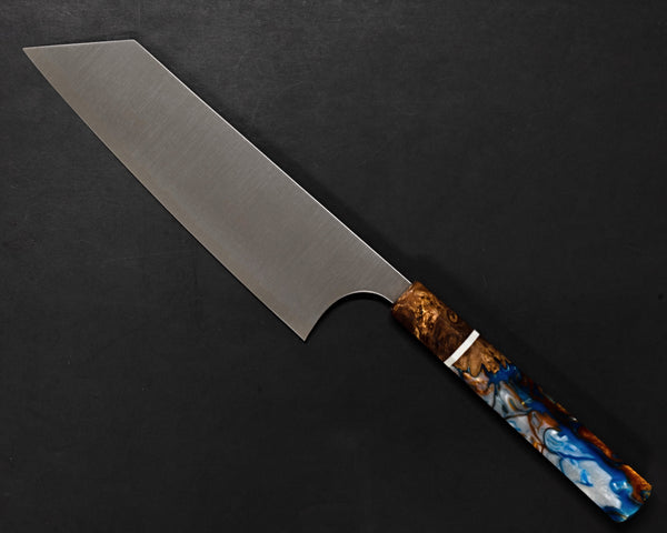 Shibata Kotetsu R2 180mm Bunka with Custom PiBrid Handle