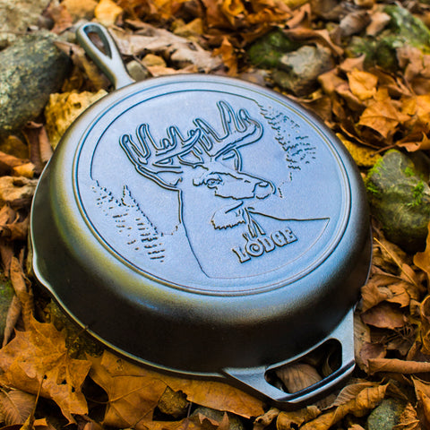 Lodge 10.25 Inch Skillet with Deer (Free Shipping)
