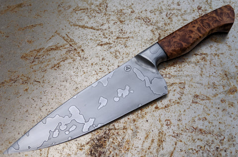 Attell Knives 205mm Integral Chefs Knife