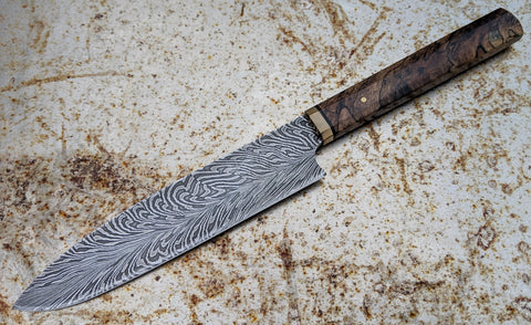 Blade and Hammer 150mm Fireworks Damascus Petty Knife
