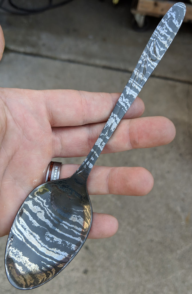 Black Blade Damascus Tablespoon