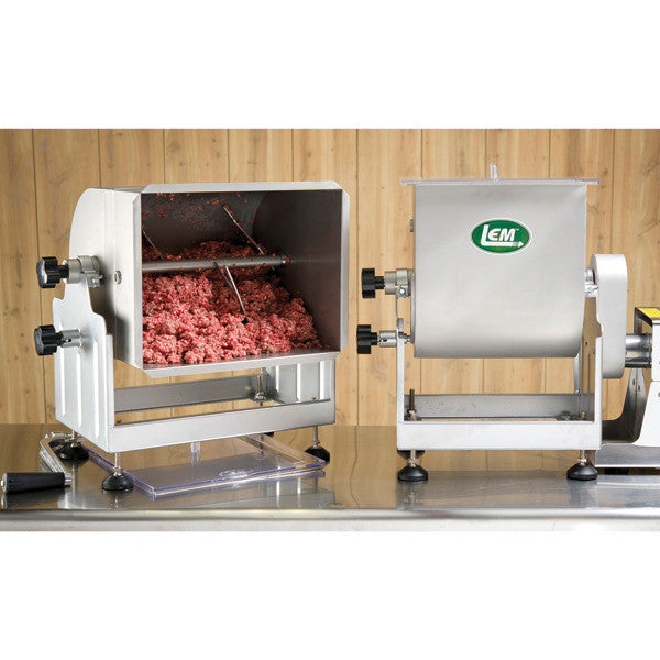 Manual Hand Crank Meat Mixers or Motorized Electric Meat Mixers, LEM