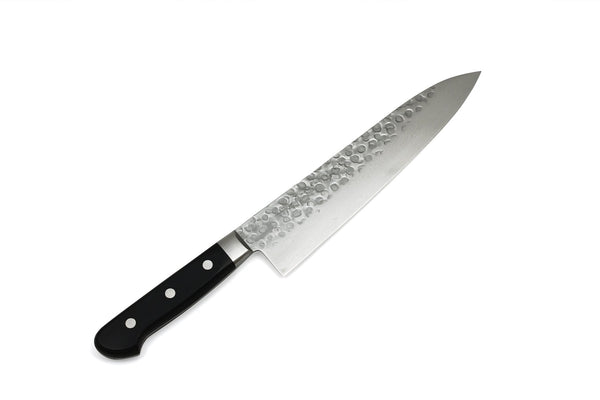 Kikuichi WGAD Elite Warikomi Damascus Tsuchime Knife 210mm Gyuto