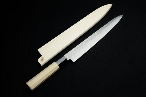 Kikuichi Tsuchime Damascus 45 Layer Ho-wood Series 10" Slicer