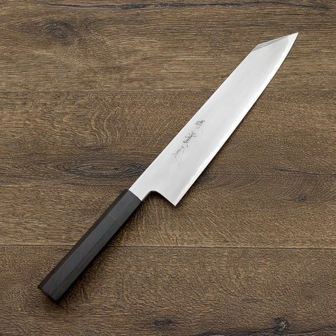 JIKKO Chef Kiritsuke Blue1 carbon steel Gyuto Japanese knife
