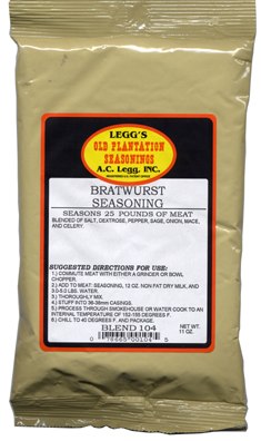 Legg's Bratwurst Seasoning