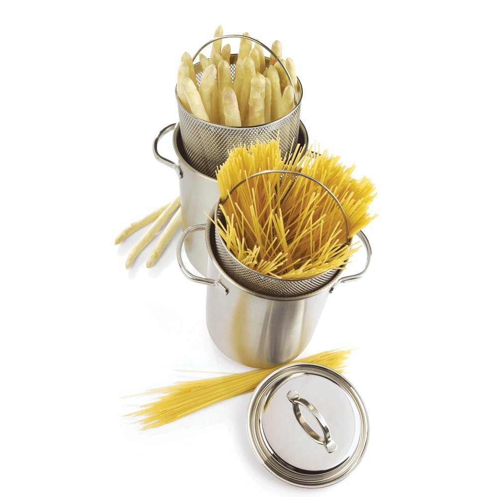 Demeyere Resto 4.8-qt Stainless Steel Asparagus/Pasta Cooker Set